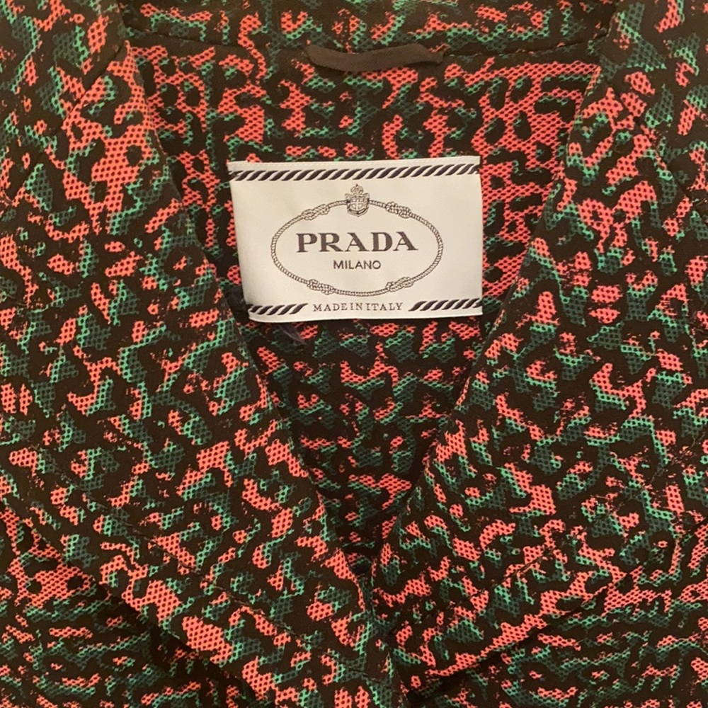 *NBW*  PRADA  Multicolor Patterned  Long Vest - Picture 2 of 7